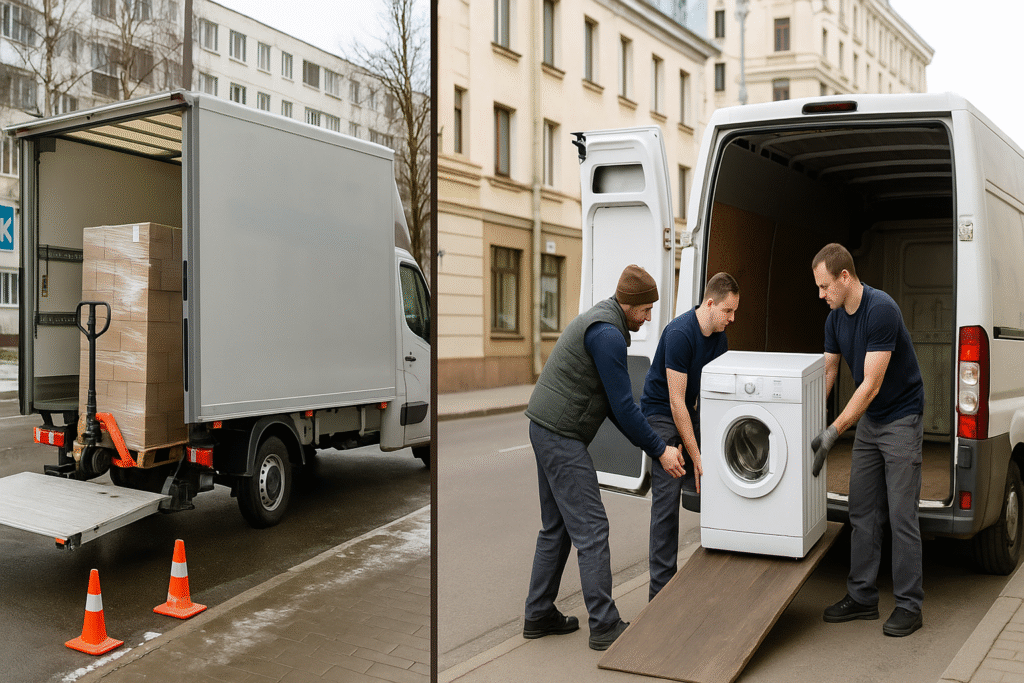 Грузоперевозки с гидробортом в Минске: в чём разница с обычной «газелью»