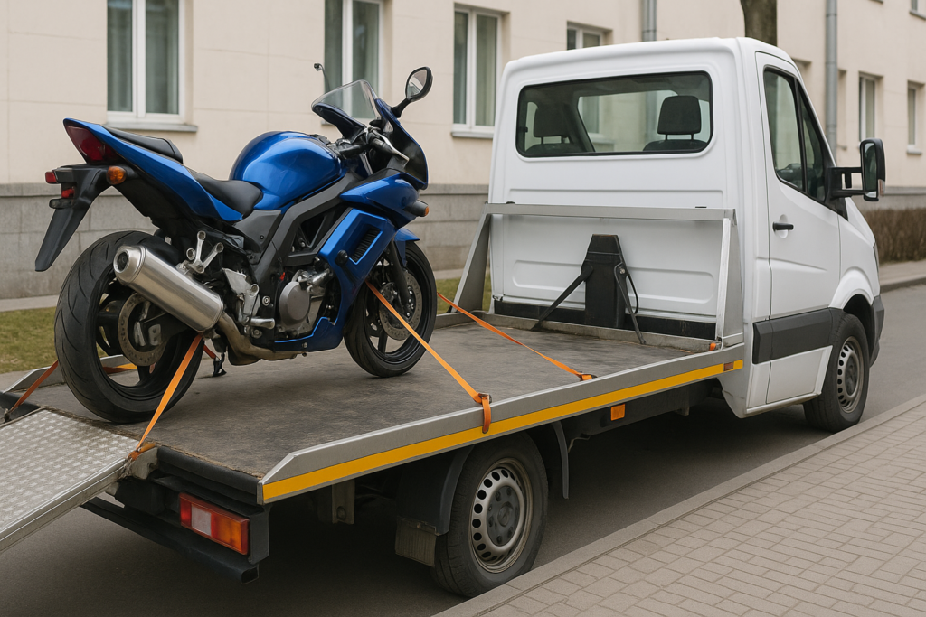Перевозка мотоцикла в Минске: эвакуатор или машина с гидробортом?