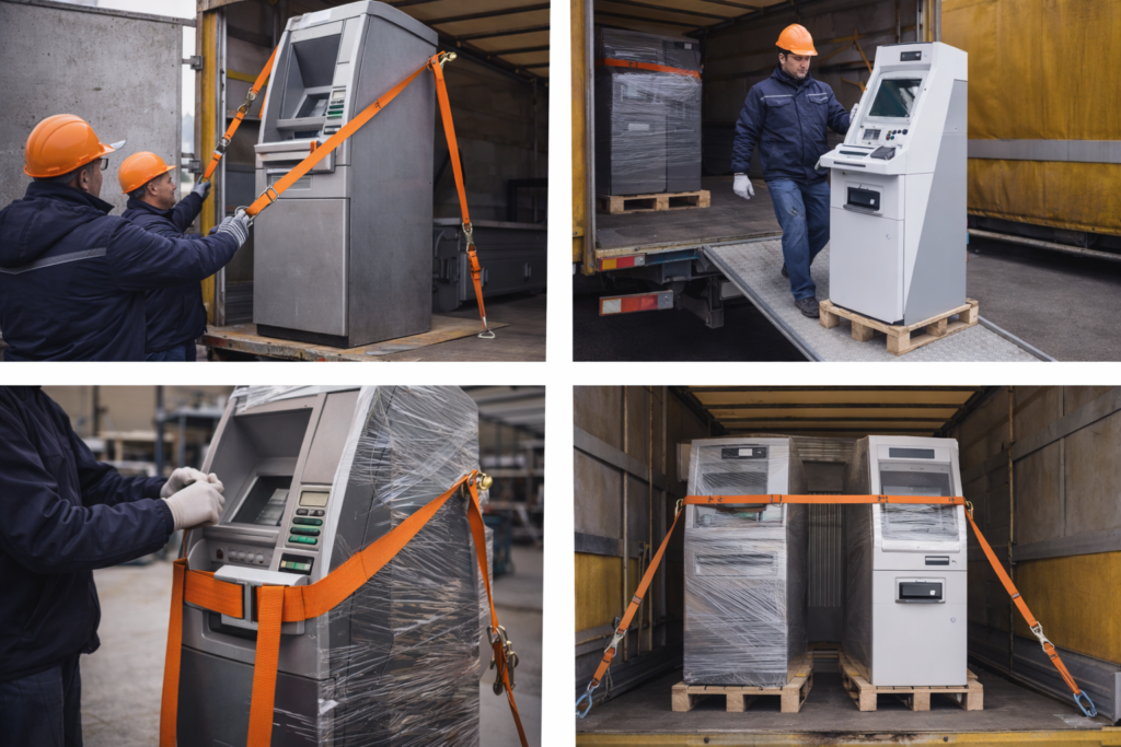 Перевозка банкоматов и терминалов: требования безопасности и этапы работ