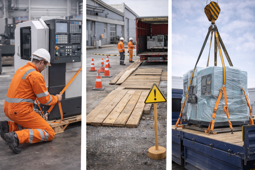 Перевозка станков и промышленного оборудования: как подготовить груз и площадку