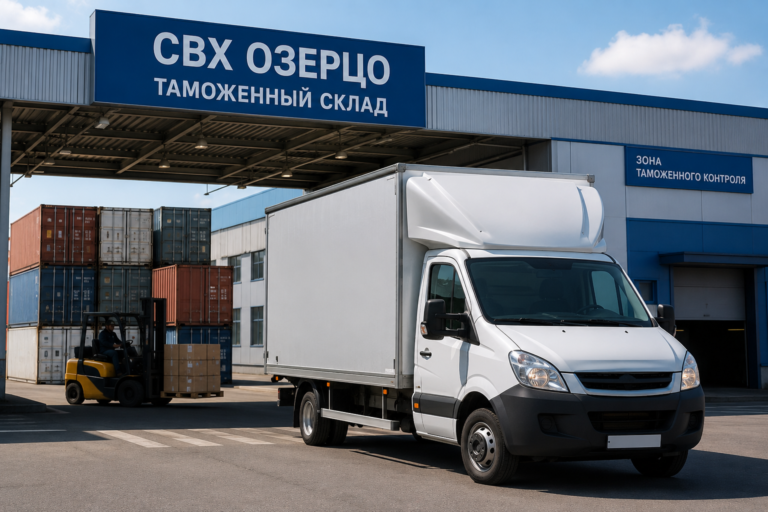 Доставка груза с СВХ Озерцо в Минске: забрать быстро и с документами